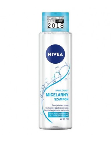 nivea micelarny szampon nawilżający do włosów