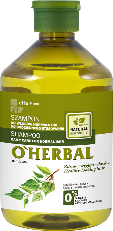 oherbal szampon do włosów przetłuszczających