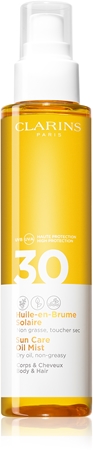 clarins olejek do włosów spf 30