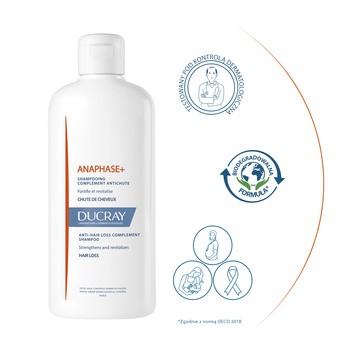 olsztyn ducray anaphase+ szampon przeciw wypadaniu włosów 400ml odżywka 200ml