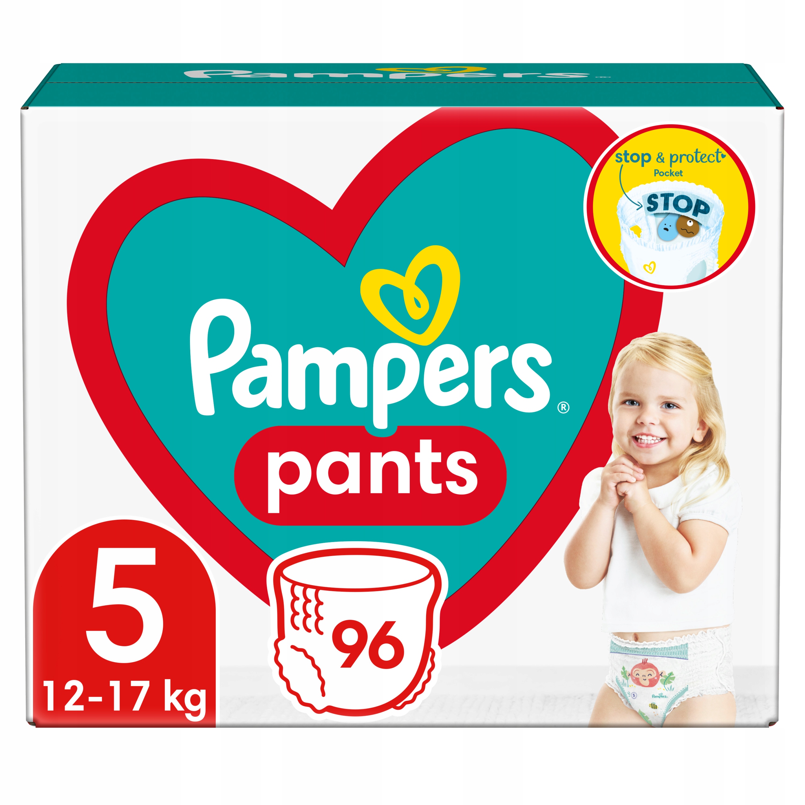 pieluchomajtki pampers 5 96 szt