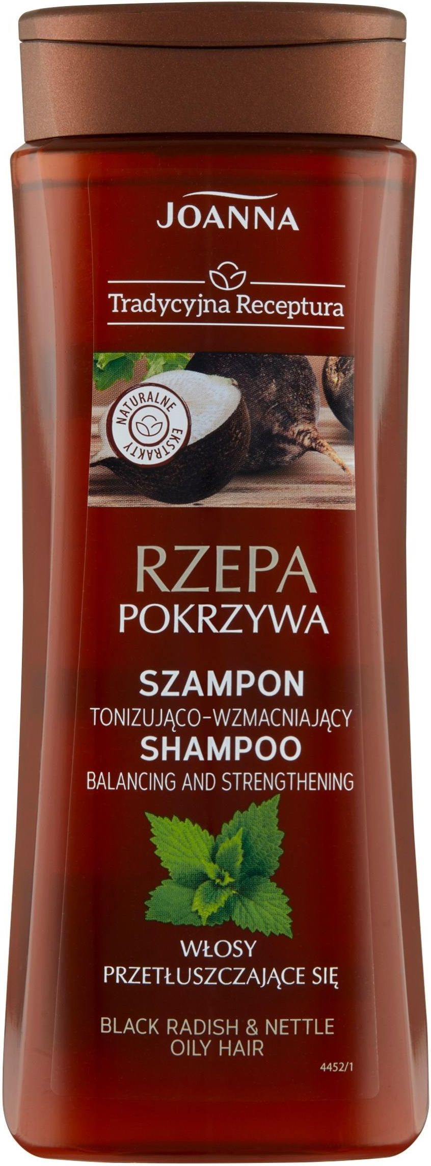 joanna tradycyjna receptura szampon odżywka rzepa i pokrzywa 300ml