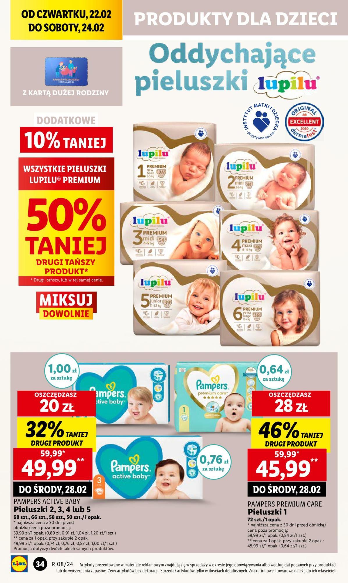 carrefour 10 lutego pampers ptomocja