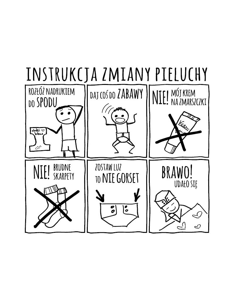 zmiana pieluchy chwyt