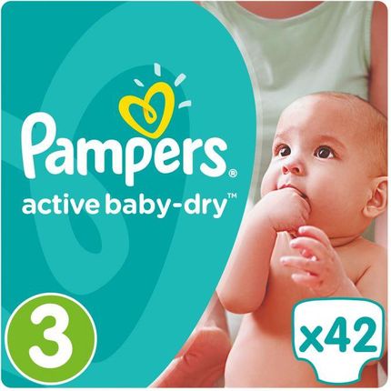 pampers activ baby dry 3 42szt