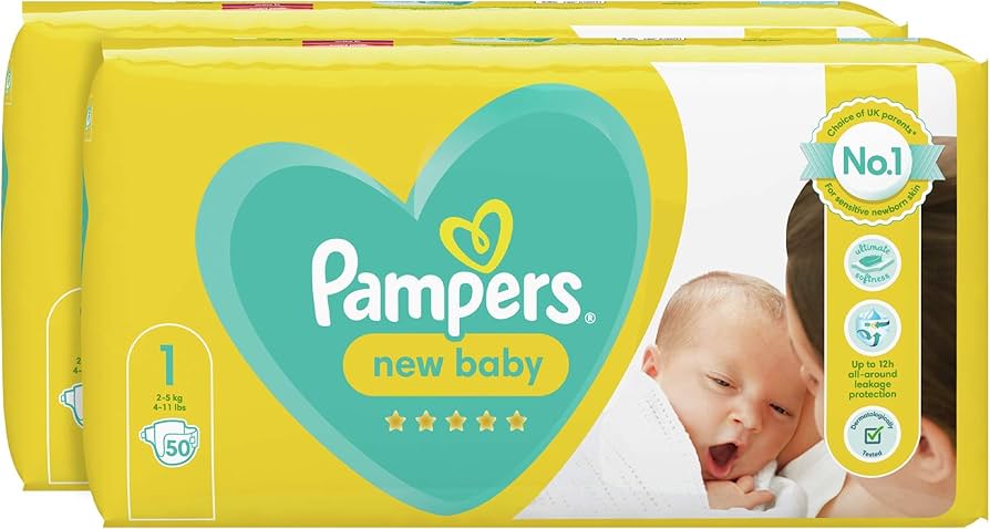 pampers new baby size 1 box