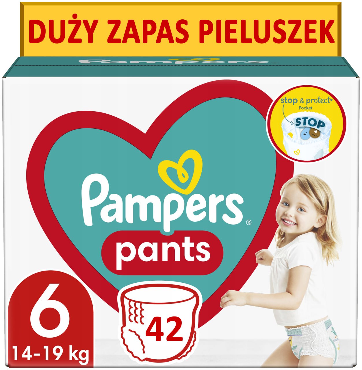 pampers rozm 6 42 szt