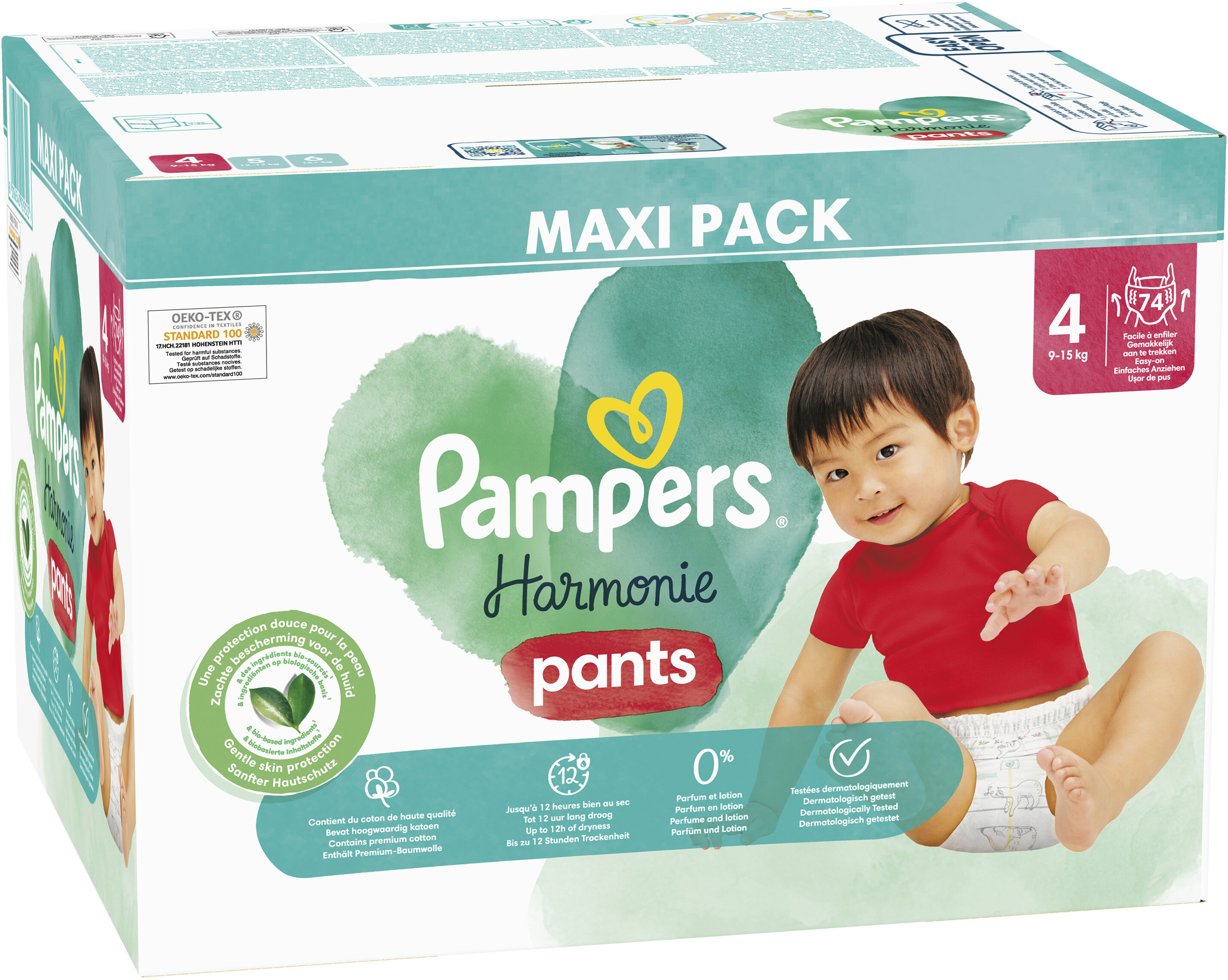 pampers active baby 4 74 szt