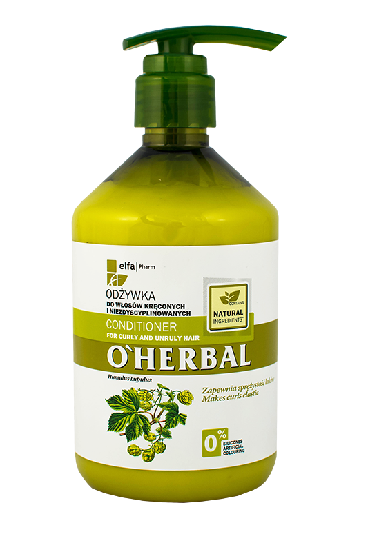 odżywka do włosów kręconych i niezdyscyplinowanych o herbal