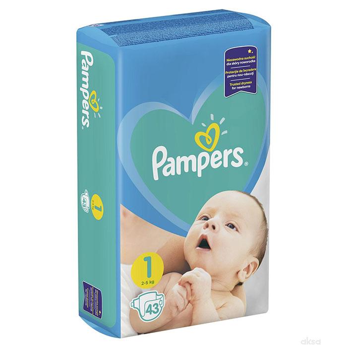 pampers newborn 2 5kg 43 szt