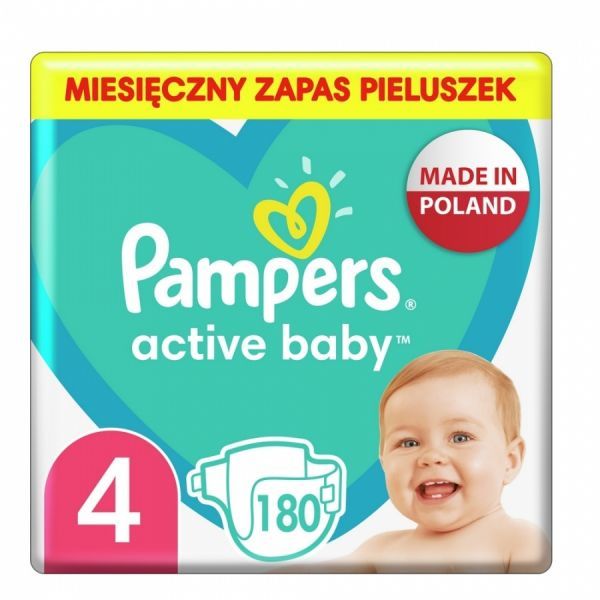 pampers 4 196 szt