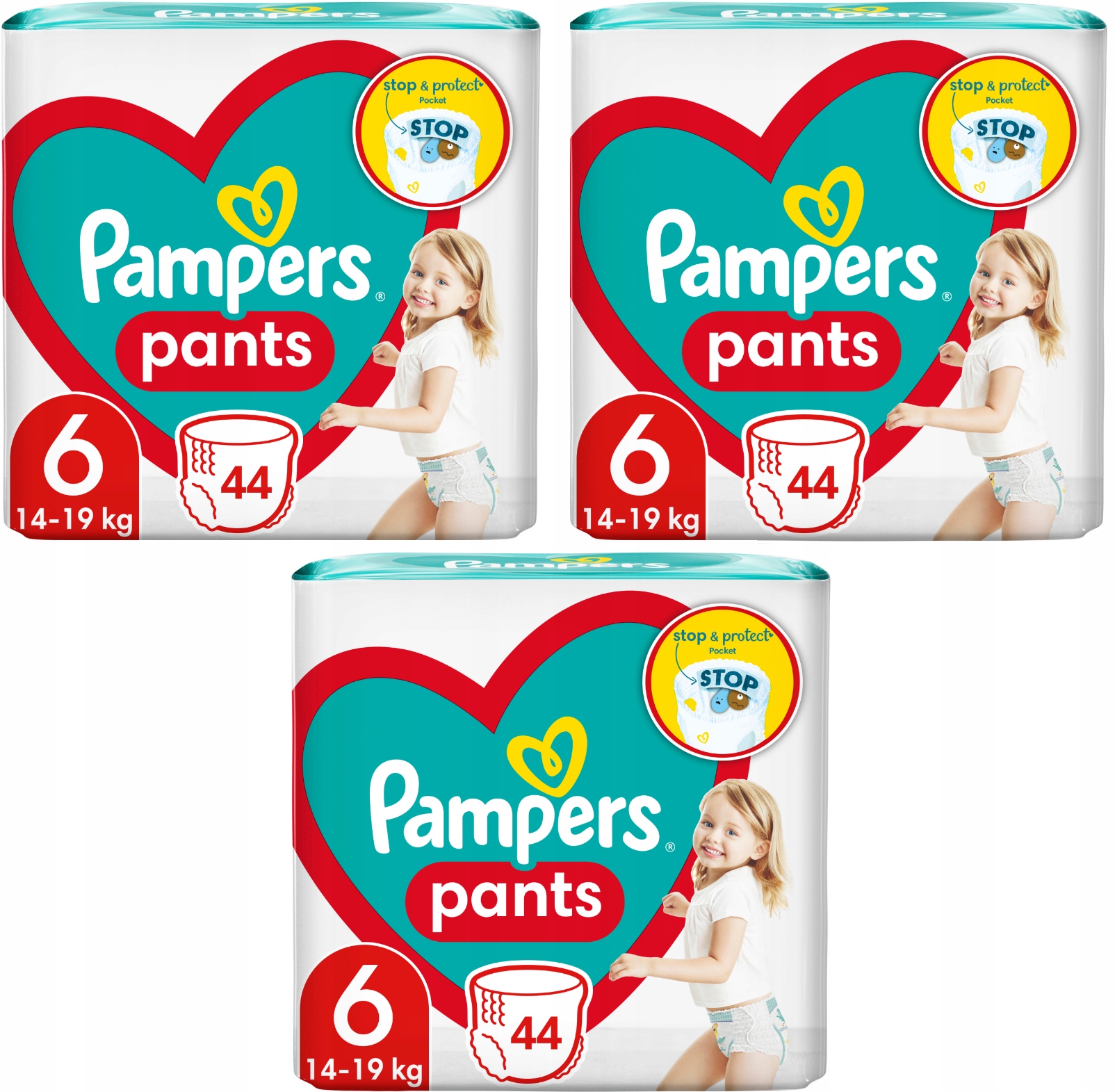 pampers pants 6 44 sztuki cena