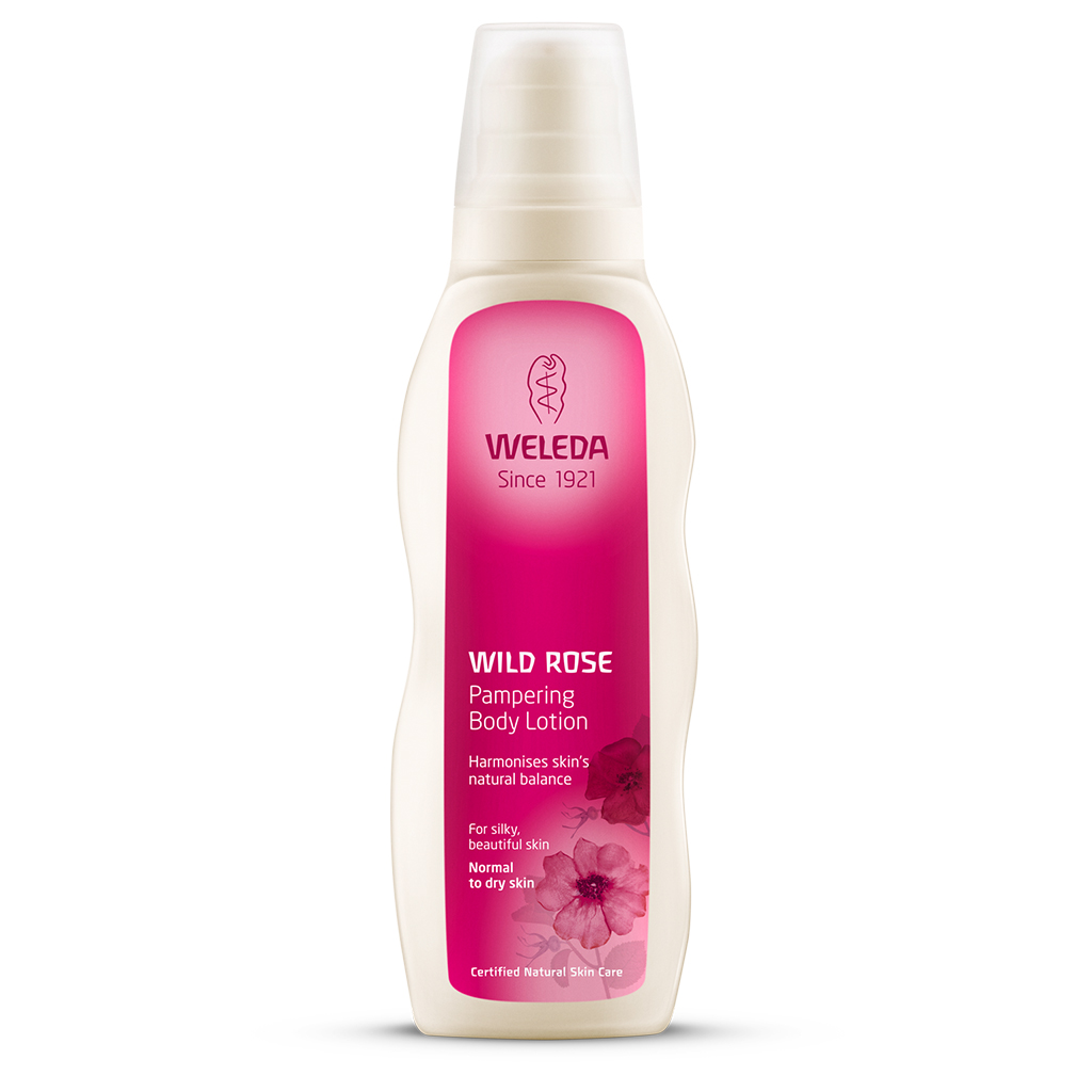 wild rose pampering body lotion