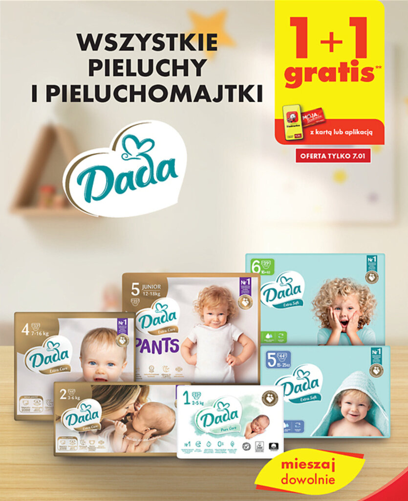 biedronka jakie pieluchy w promocji