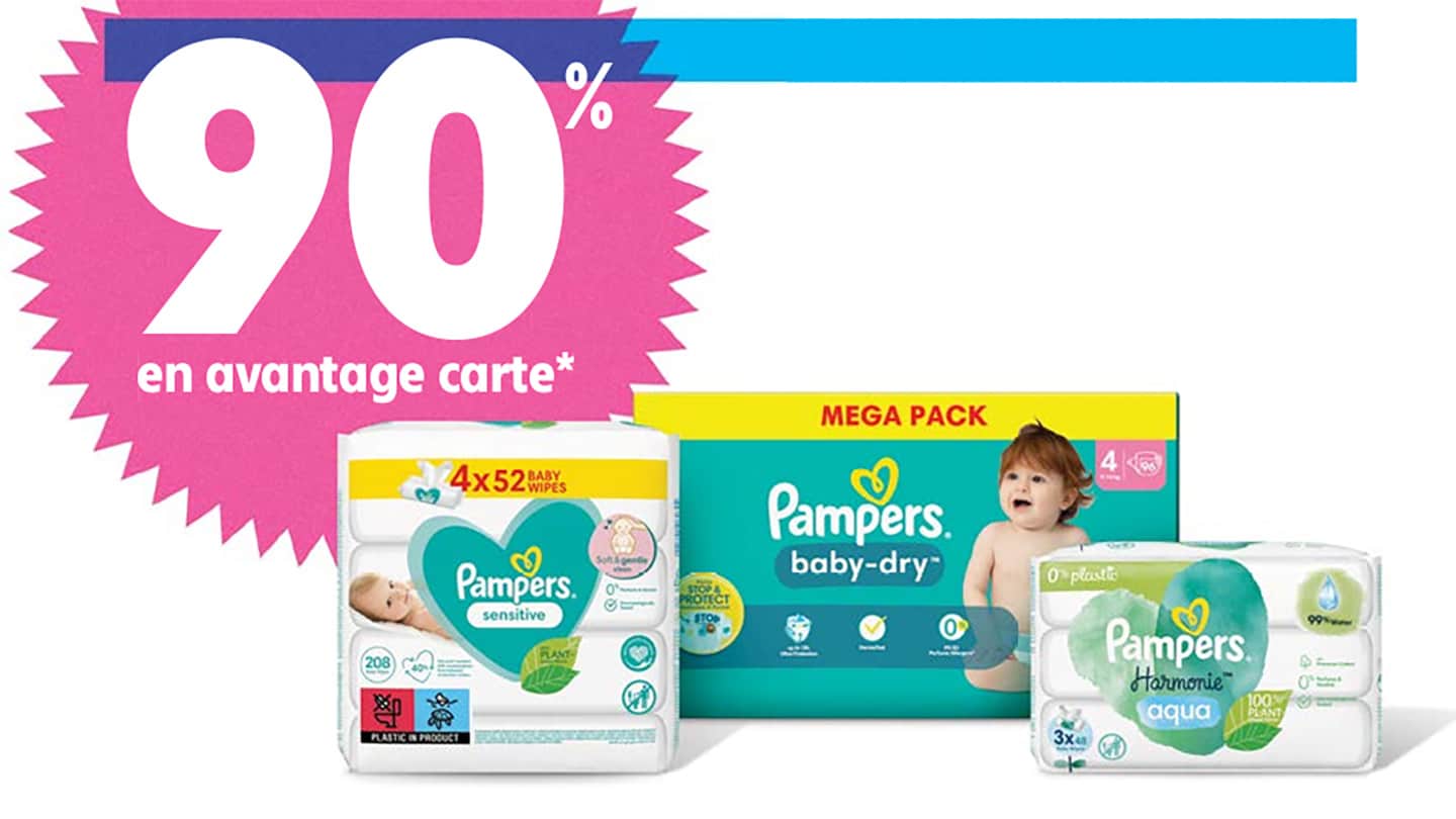 pampers intermarché