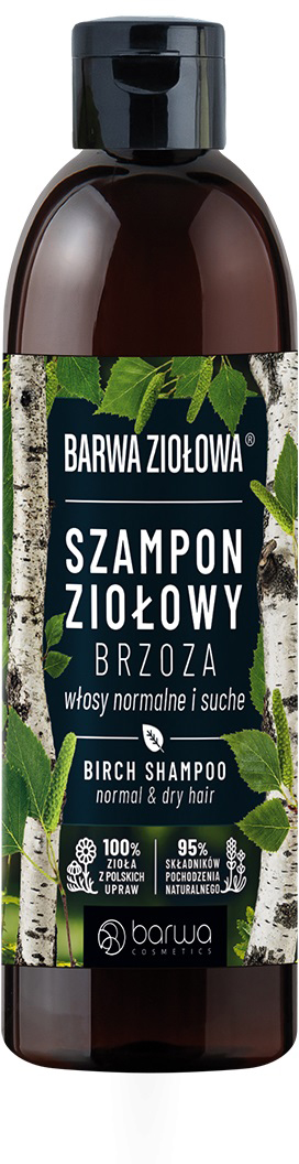 oherbal szampon do włosów normalnych z ekstraktem z brzozy