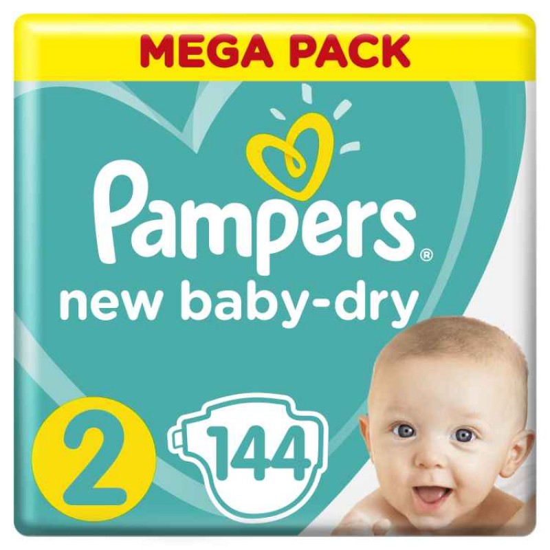 pampers new baby dry 2 144 promocja