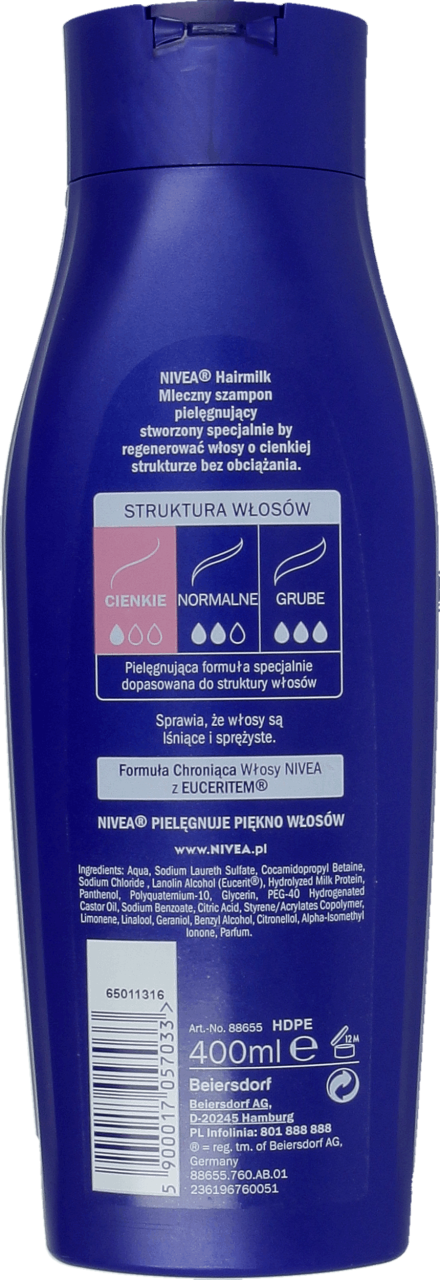 nivea hairmilk rossmann szampon