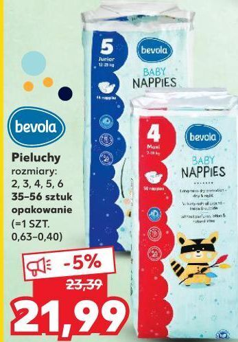 pieluchy baby classic 3 kaufland 56 szt