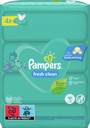 chusteczki pampers fresh clean zawierają parabeny