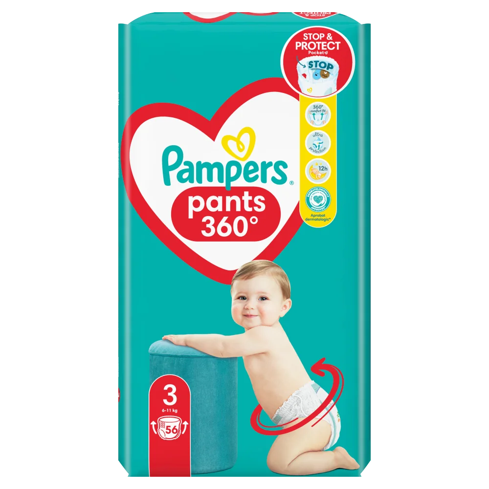 pampers pieluchomajtki midi