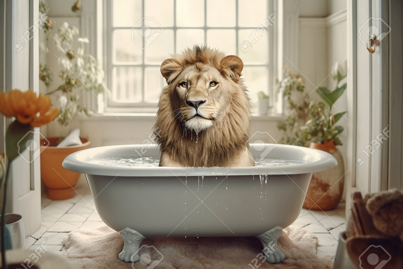 LION BATHROOM