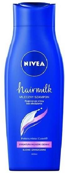 nivea hair milk szampon mleczny do włosów matowych ceneo