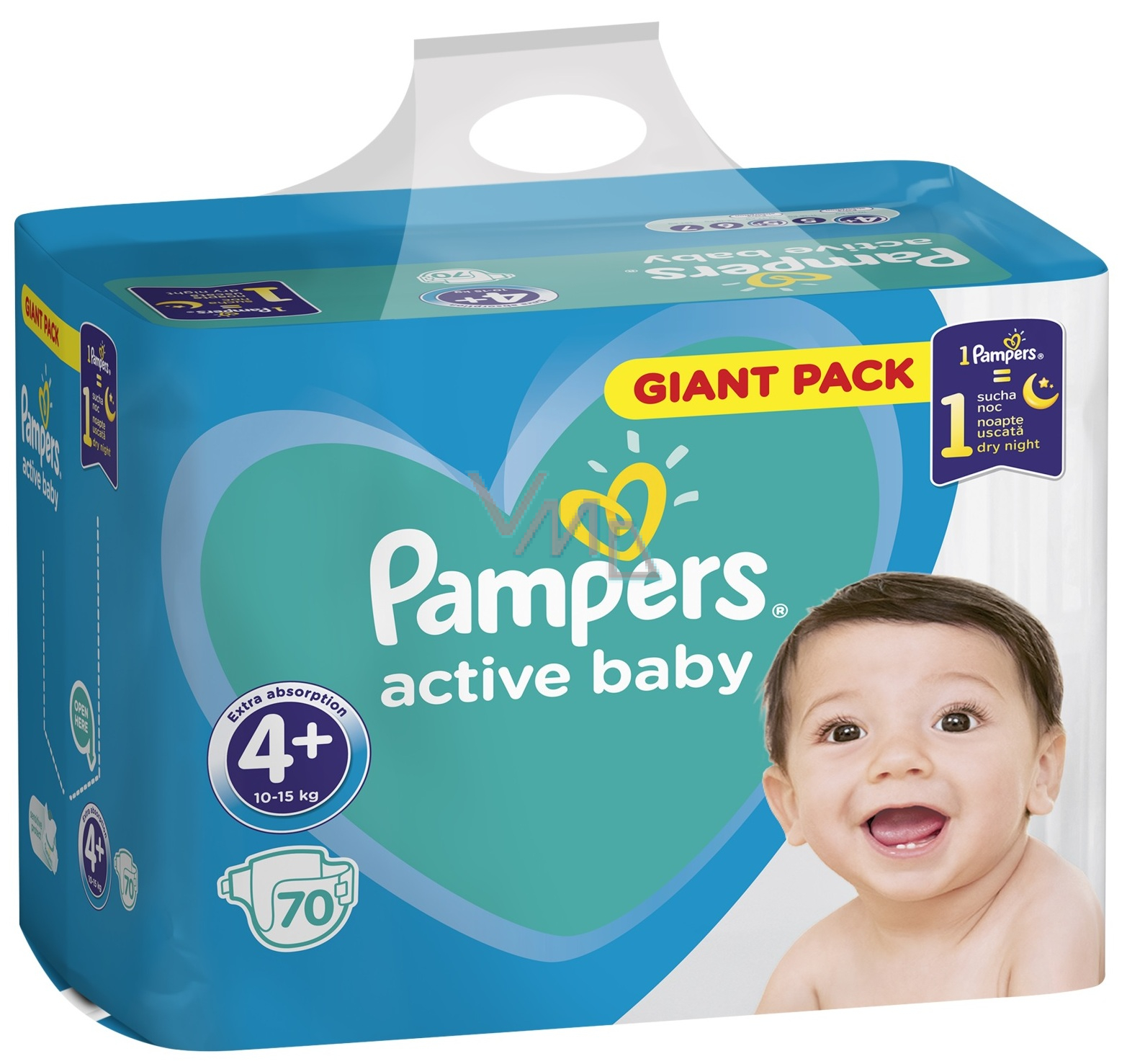 pampers maxi pack cena