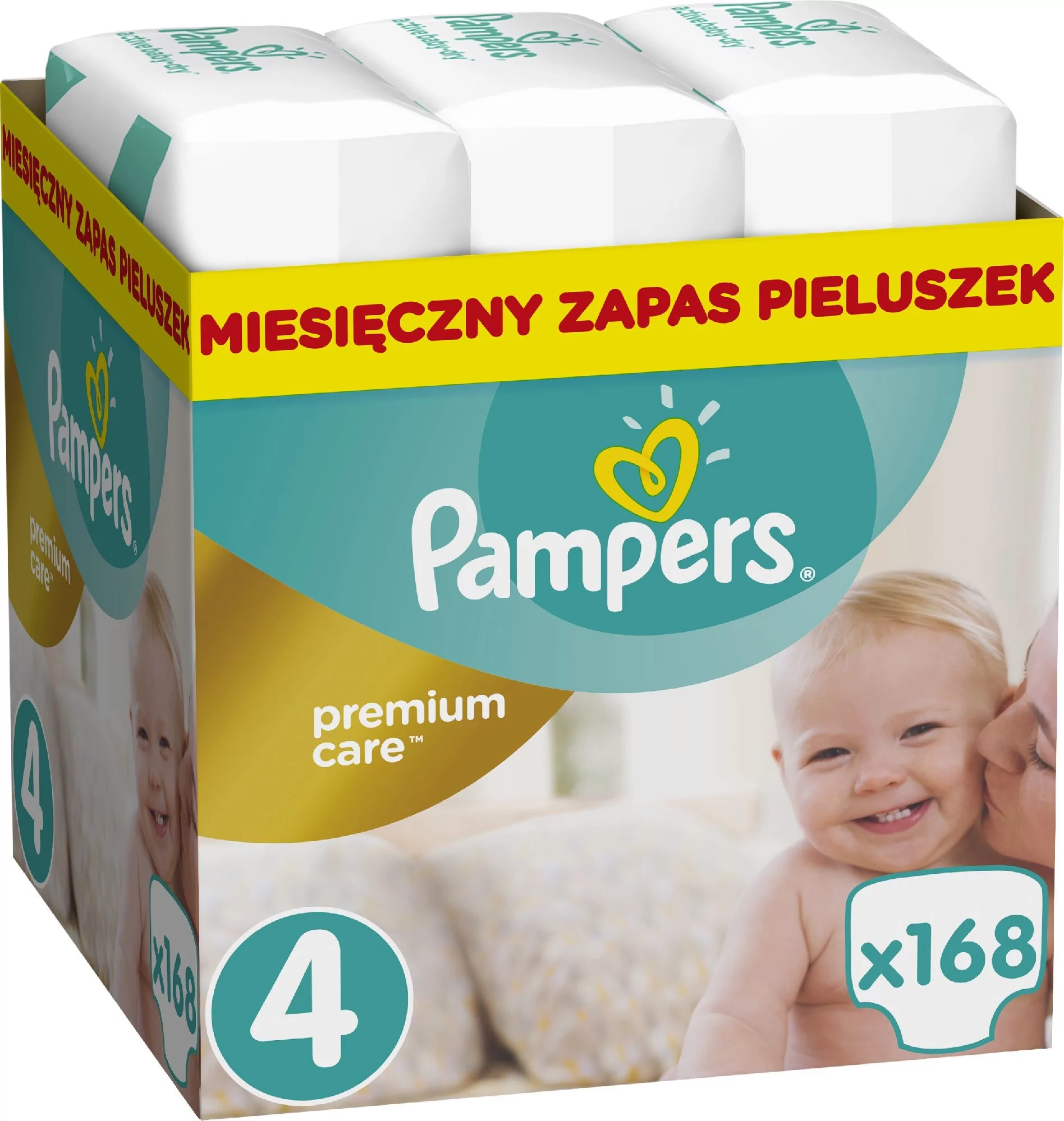 pampers pieluszki zapas 4+ maxi