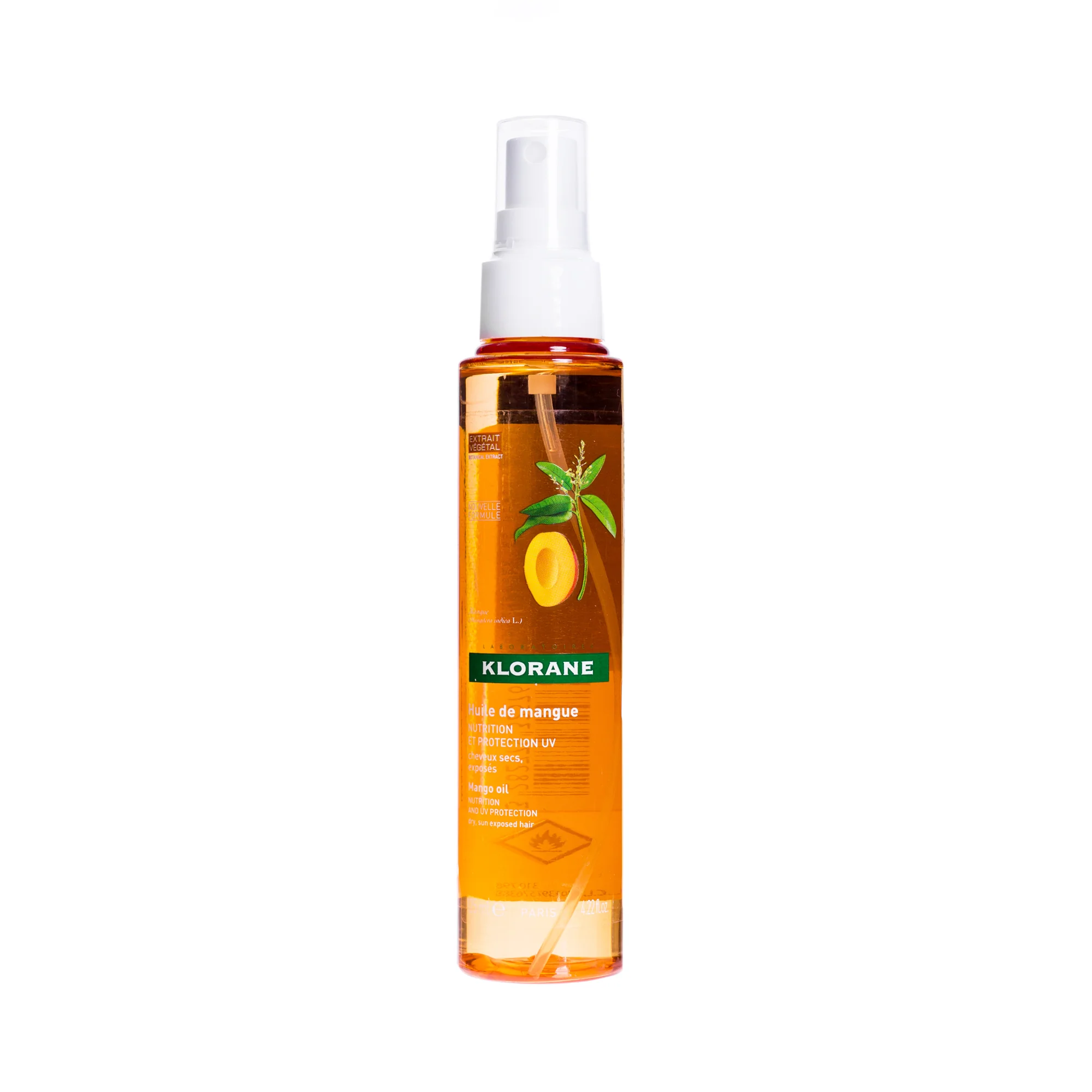 klorane olejek z mango do włosów suchych 125 ml