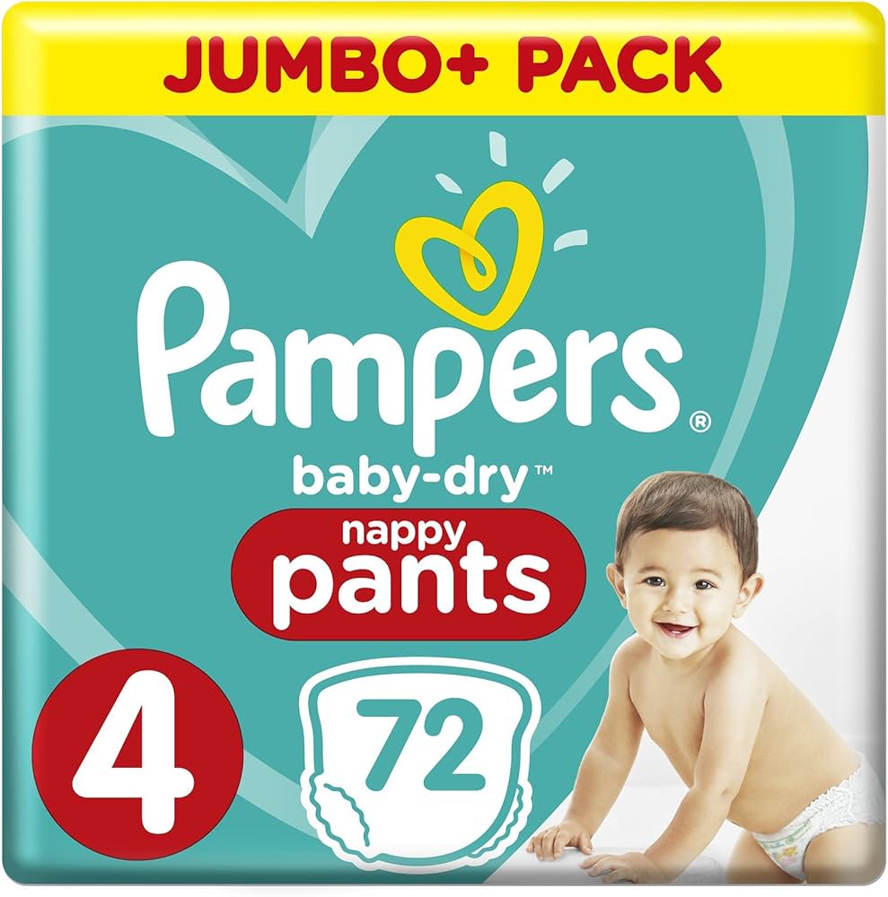 pampers baby dry pants couches-culottes taille 4 9-15 kg pack