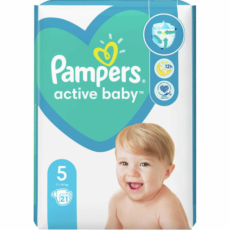 pampers active beby 5