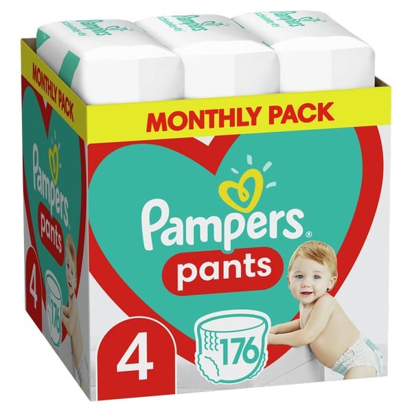 pampers pants 4 176 шт