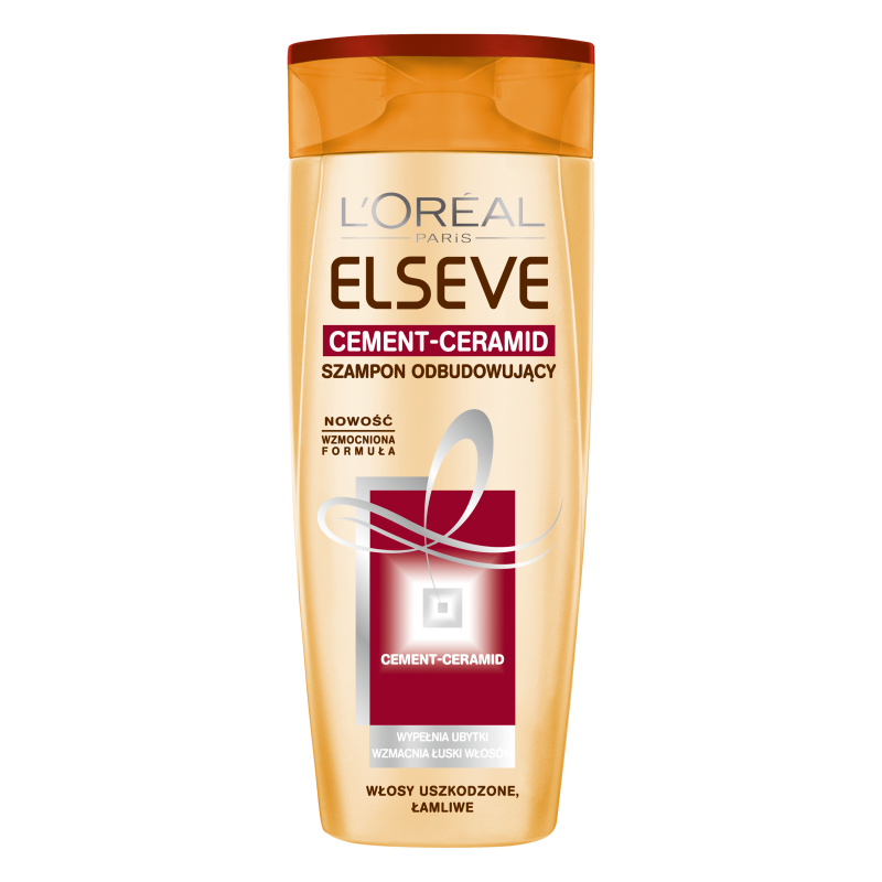 loreal paris elseve cement-ceramid szampon odbudowujący do włosów