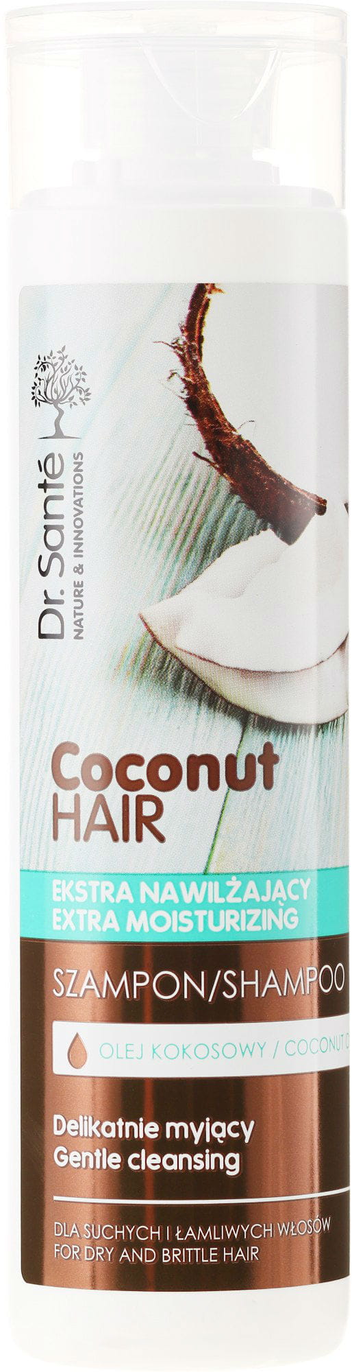 dr sante coconut hair ekstra nawilżający szampon do włosów