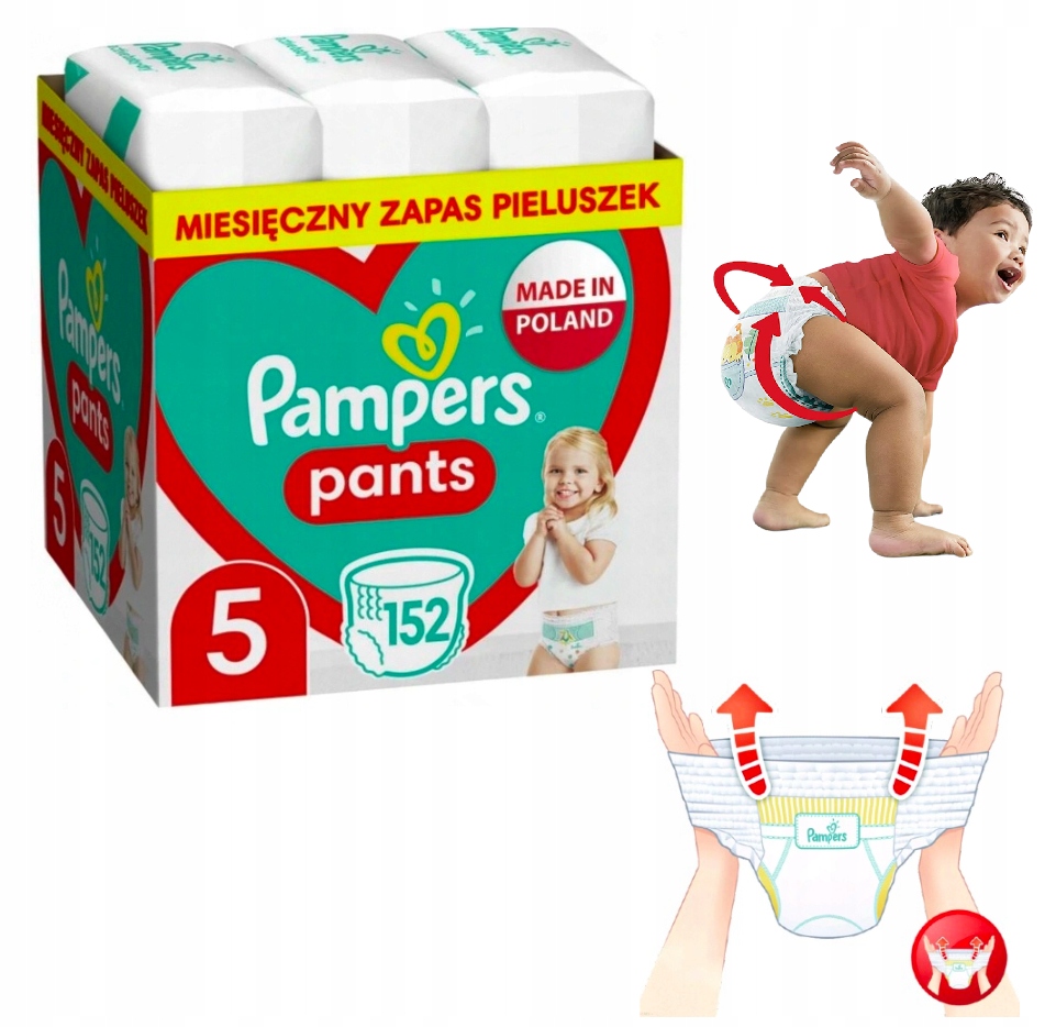 pampers pants 5 152 szt