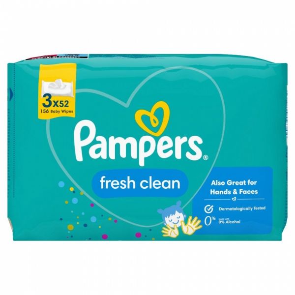 pampers chusteczki 3x 64