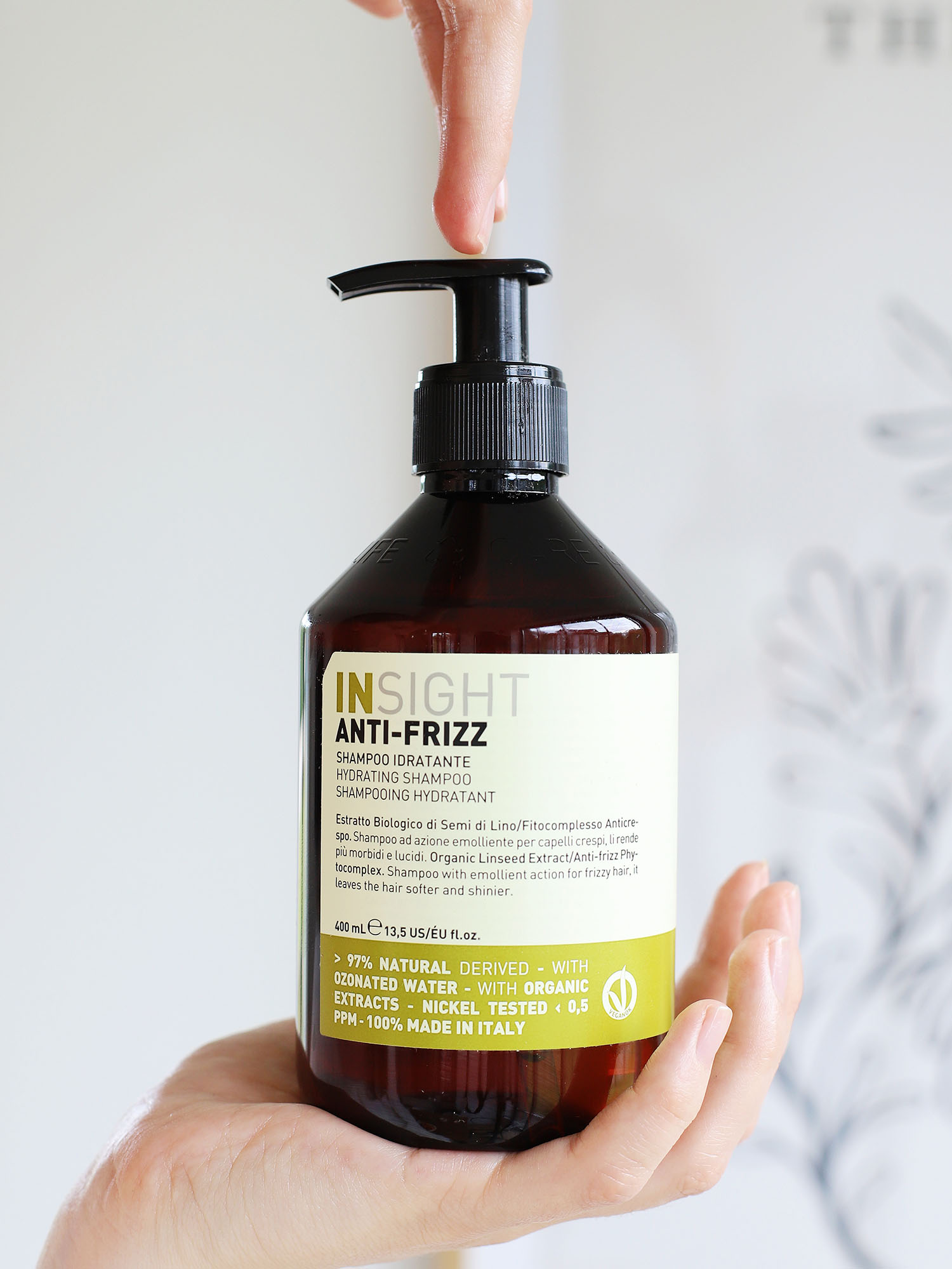 anti-frizz shampoo szampon nawadniający