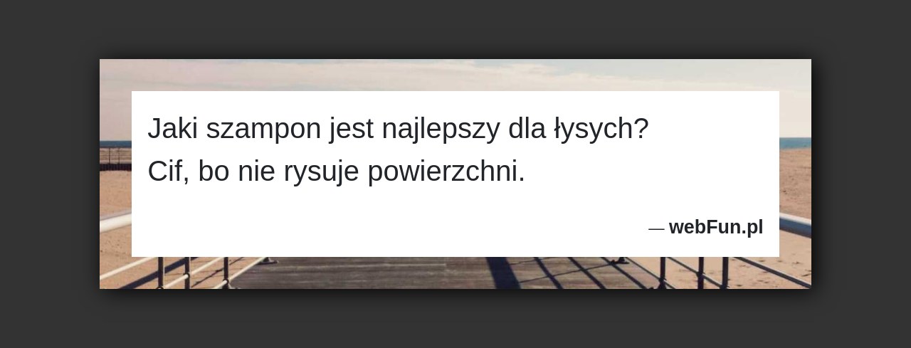 szampon dla łysych cif