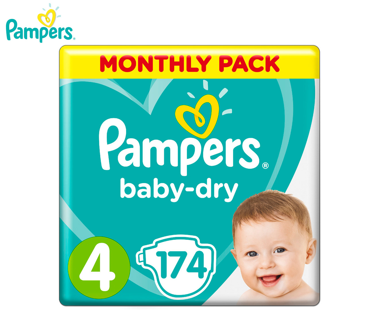 pampers active baby 3 174 szt