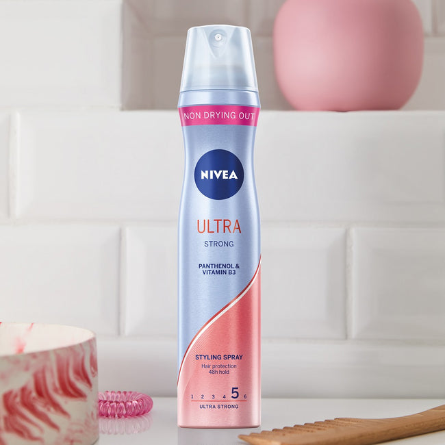 nivea ultra strong lakier do włosów