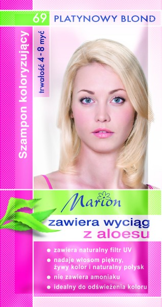 marion marion szamponetki szampon koloryzujący platynowy blond