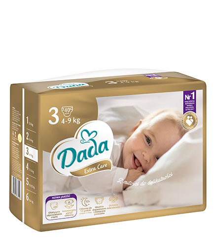 pieluchy dada extra care newborn biedronka