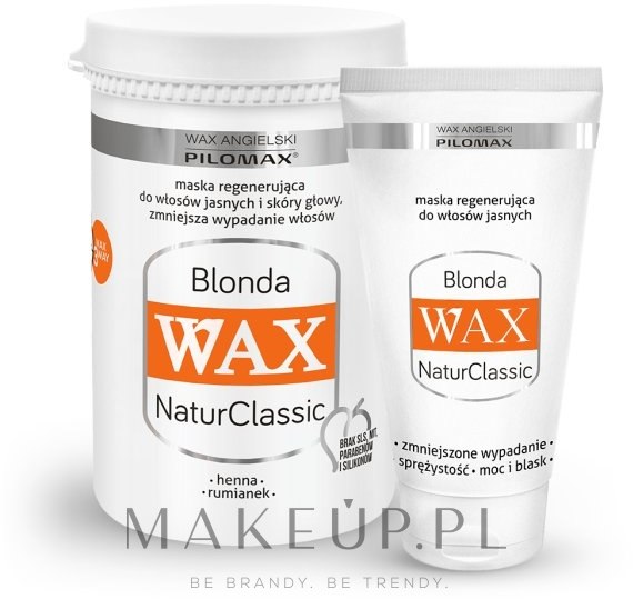 wax odżywka do włosów blond