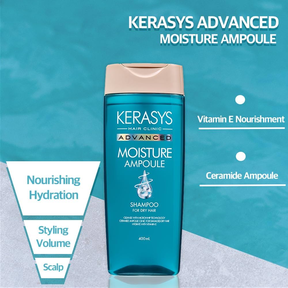 kerasys szampon lub odżywka kerasys hair clinic moisturizing