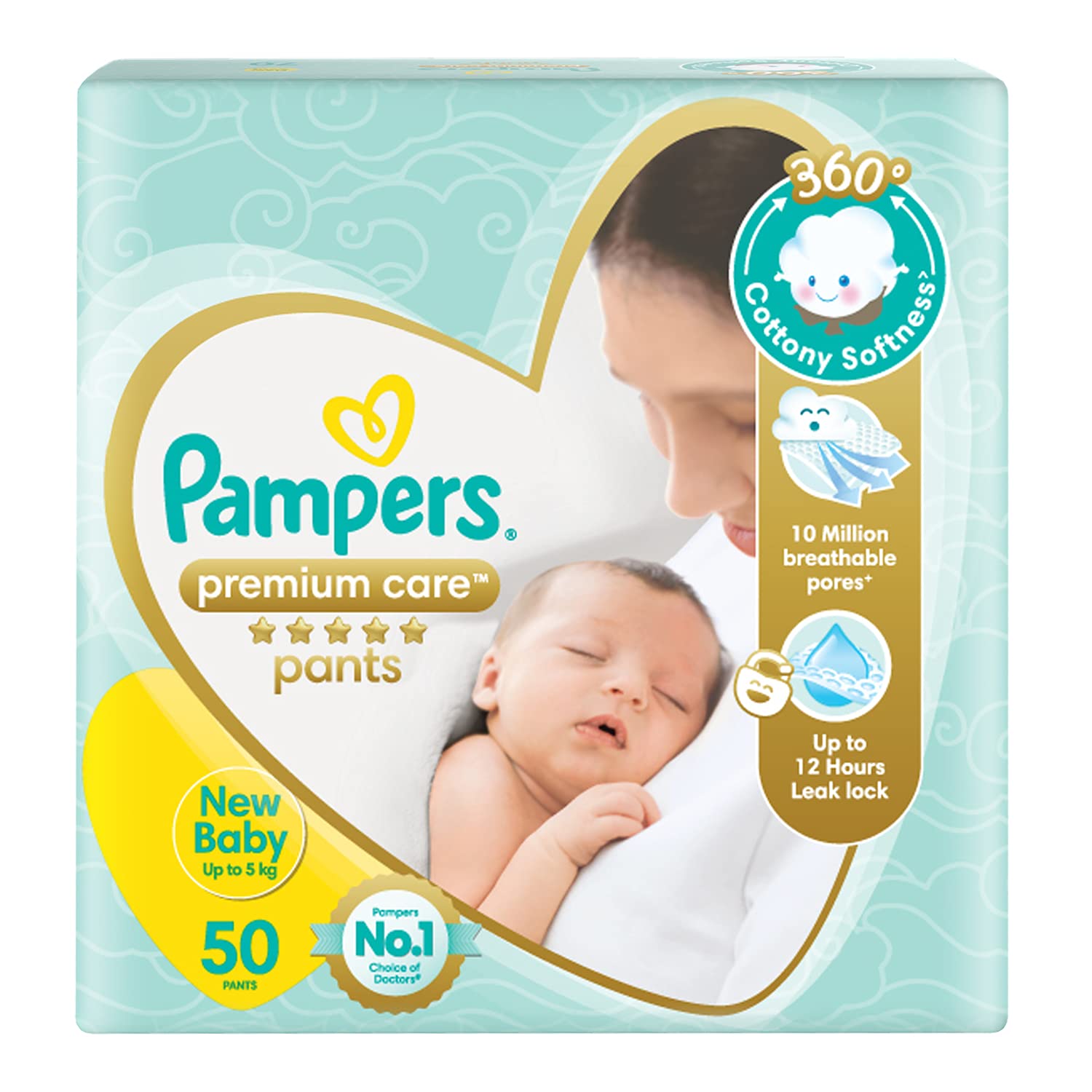 new born pampers premium care