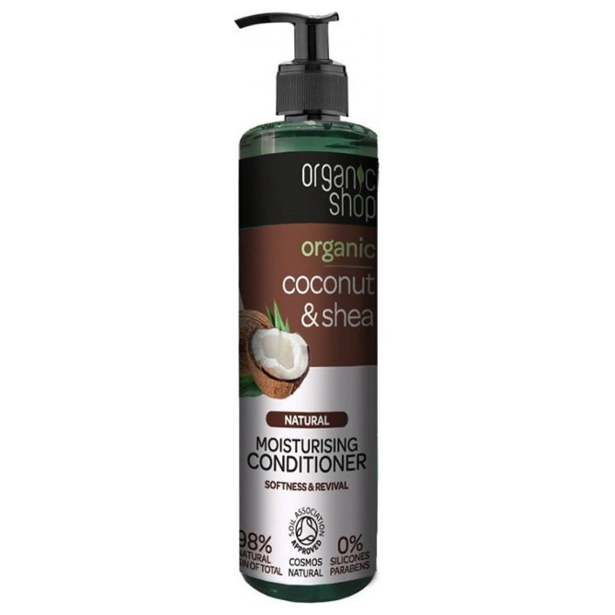 organic shop nawilżająca odżywka do włosów coconut&shea