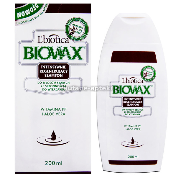 biovax szampon do włosów słabych ze skłonnością do wypadania 200ml