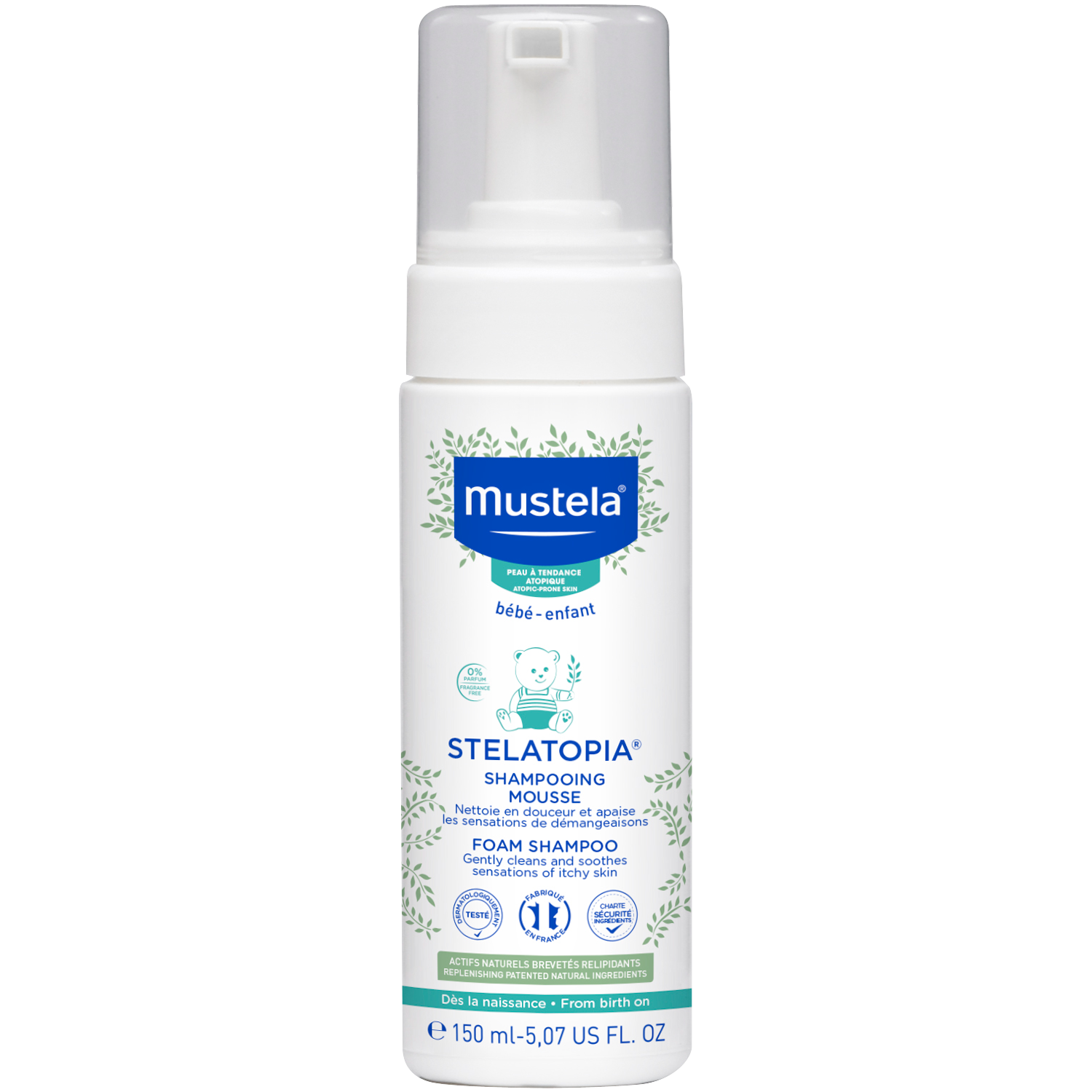 mustela bebe szampon w piance