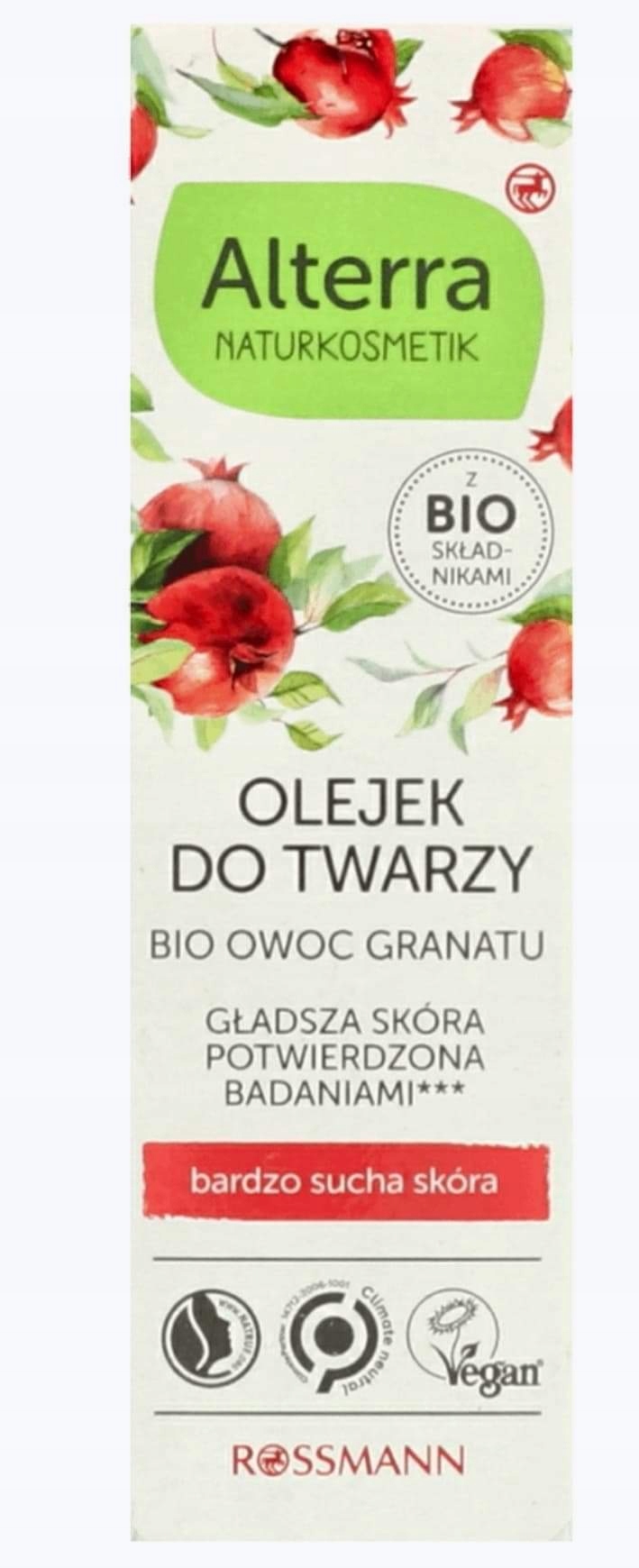 alterra olejek do twarzy z granatem do włosów jak stosować